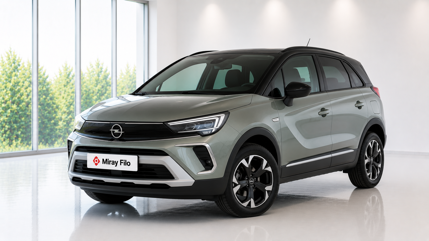 Miray Filo gri Opel Crossland araç kiralama