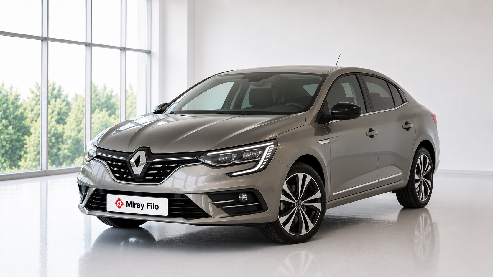Miray Filo gri Renault Megane araç kiralama